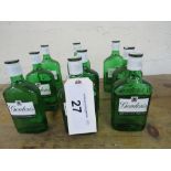 9 X 350ML BOTTLES GORDON GIN