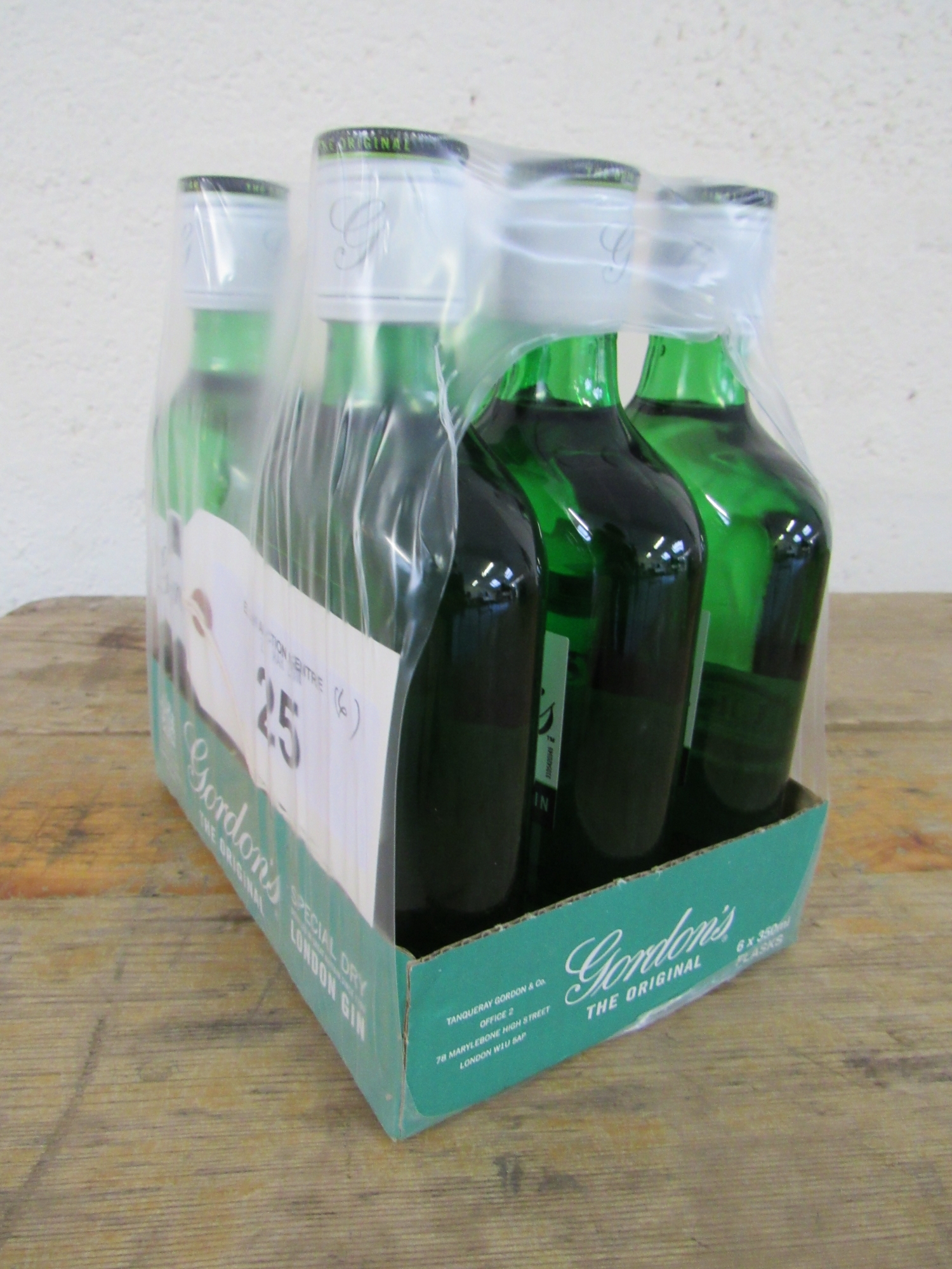 6 X 350ML BOTTLES GORDON GIN - Bild 4 aus 4