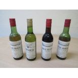 24 X 18.75 CL BOTTLES ASSORTED WINE & RACK