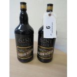 2 X 1.5 LITRES BLACK BOTTLE WHISKY 40% VOL