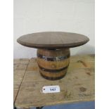 OAK CASK TABLE