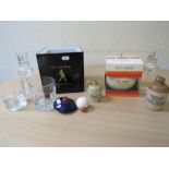 BOX GLASSES GOLF BALL BOTTLE & OTHER MEMORABILLIA