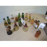 16 ASSORTED WHISKY MINIATURES