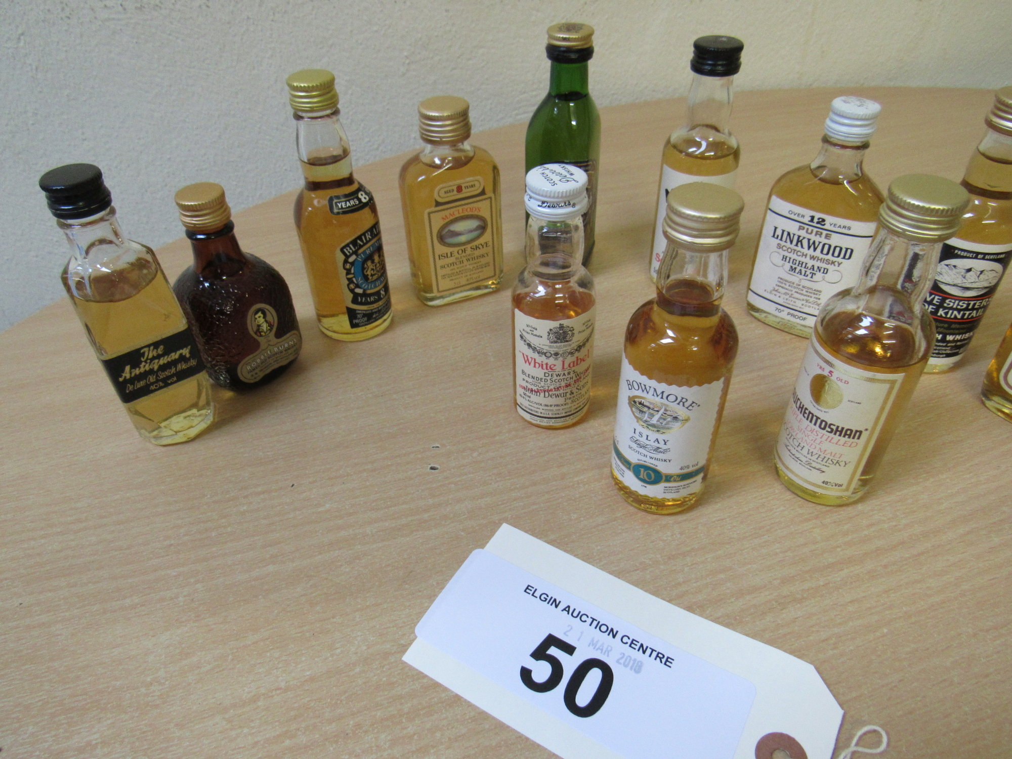 15 ASSORTED WHISKY MINIATURES - Bild 2 aus 3