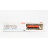 MÄRKLIN E-Lok 3160, Spur H0, Kunststoff-Gehäuse, orange, BR 1043 der ÖBB, BN 1043007-2. Im