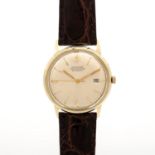 JUNGHANS Chronometer Vintage Herrenuhr, ca. 1950/60er Jahre. Gehäuse Gold 14K. Automatic-Werk,