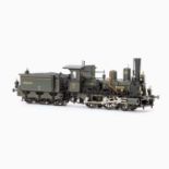 MÄRKLIN Schlepptenderlok für den "König-Ludwig-Zug" 2880, Spur H0, grün/schwarz, B VI "Tristan"