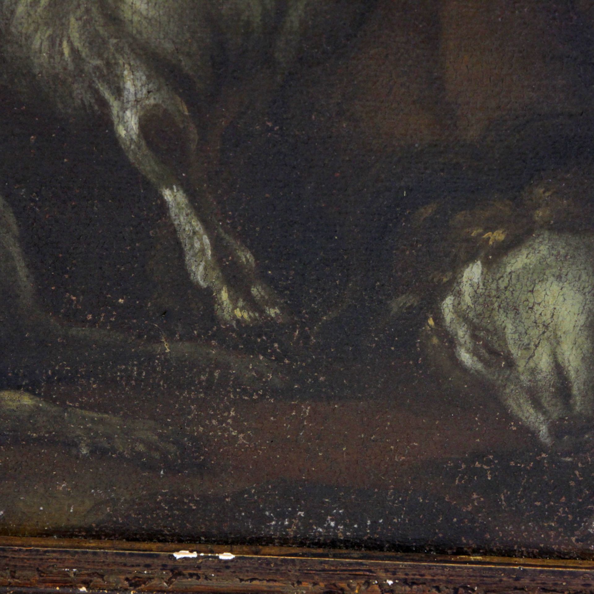 BERCHEM, NICOLAES, UMKREIS (1620-1683, holländischer Maler), "Hirte bei der Rast" in felsiger - Bild 3 aus 4