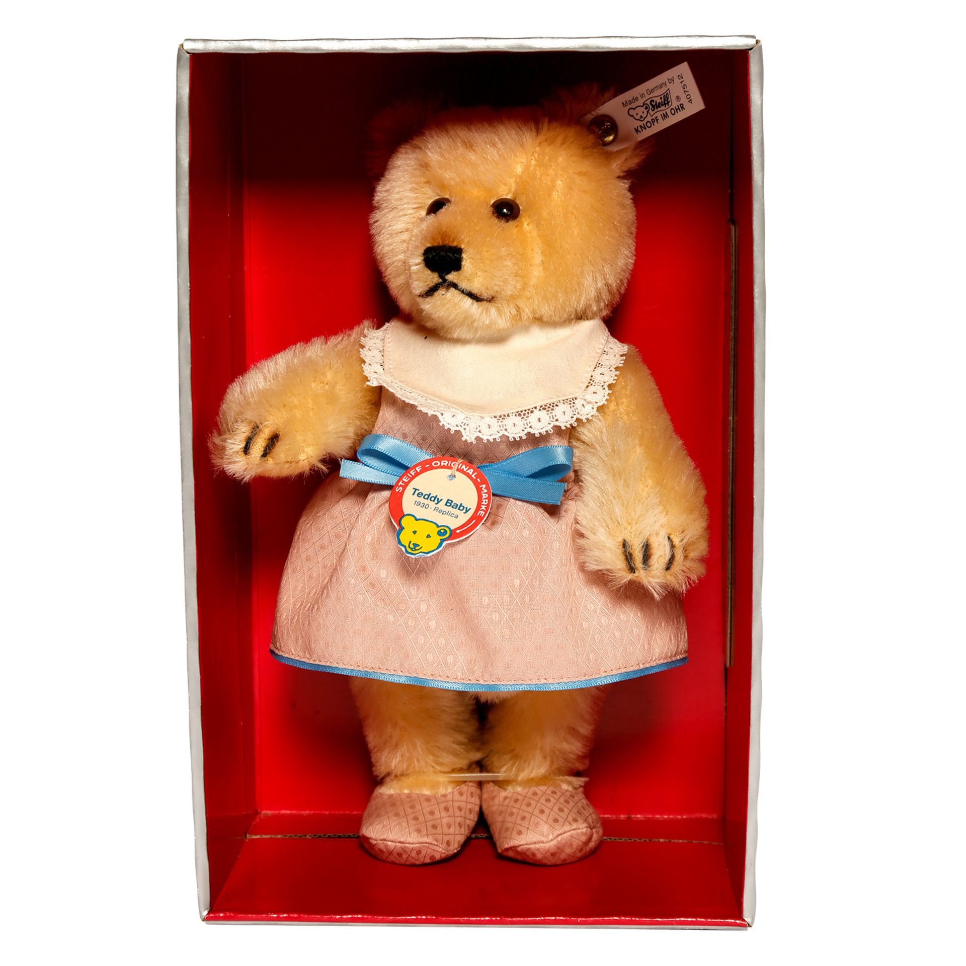 STEIFF Teddy Baby Maid und Teddy Baby Bub Nr. 407512/407529, 1993, Replik v. 1930, limit. Aufl. - Bild 7 aus 9