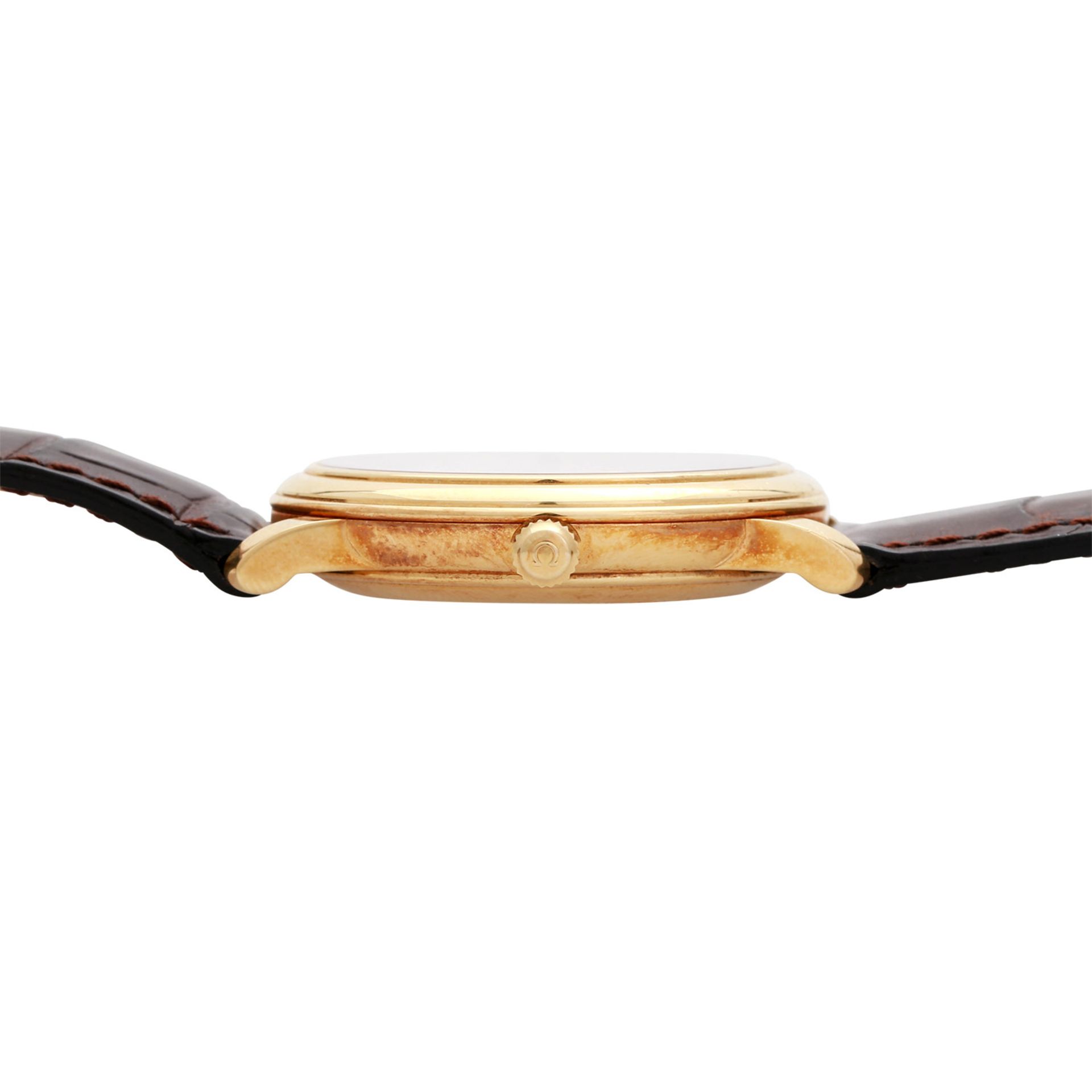 OMEGA De Ville "Dresswatch" Armbanduhr, Ref. 168.1050, ca. 1990/2000er Jahre. Gold 18K. Automatic- - Bild 3 aus 4