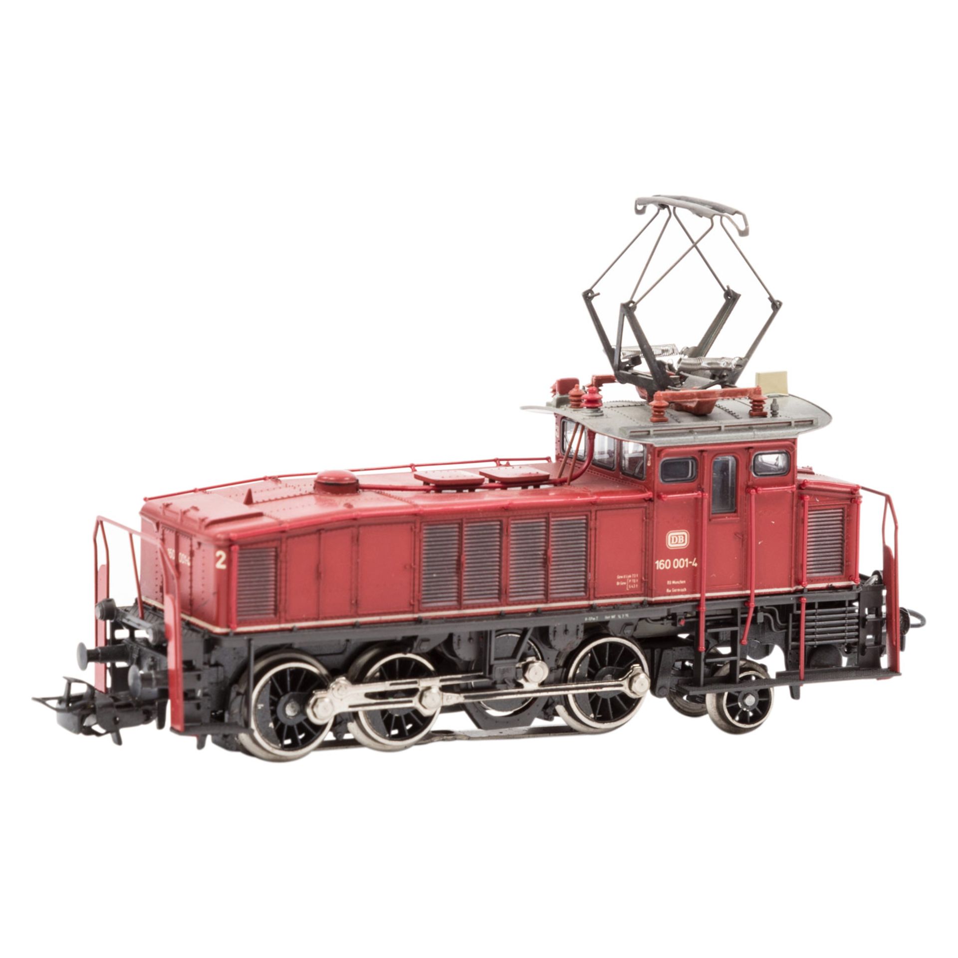 MÄRKLIN vier E-Loks 3001/3157, Spur H0, Kunststoff-Gehäuse, bestehend aus 3x 3001: grün, rot, BR E63 - Bild 3 aus 5