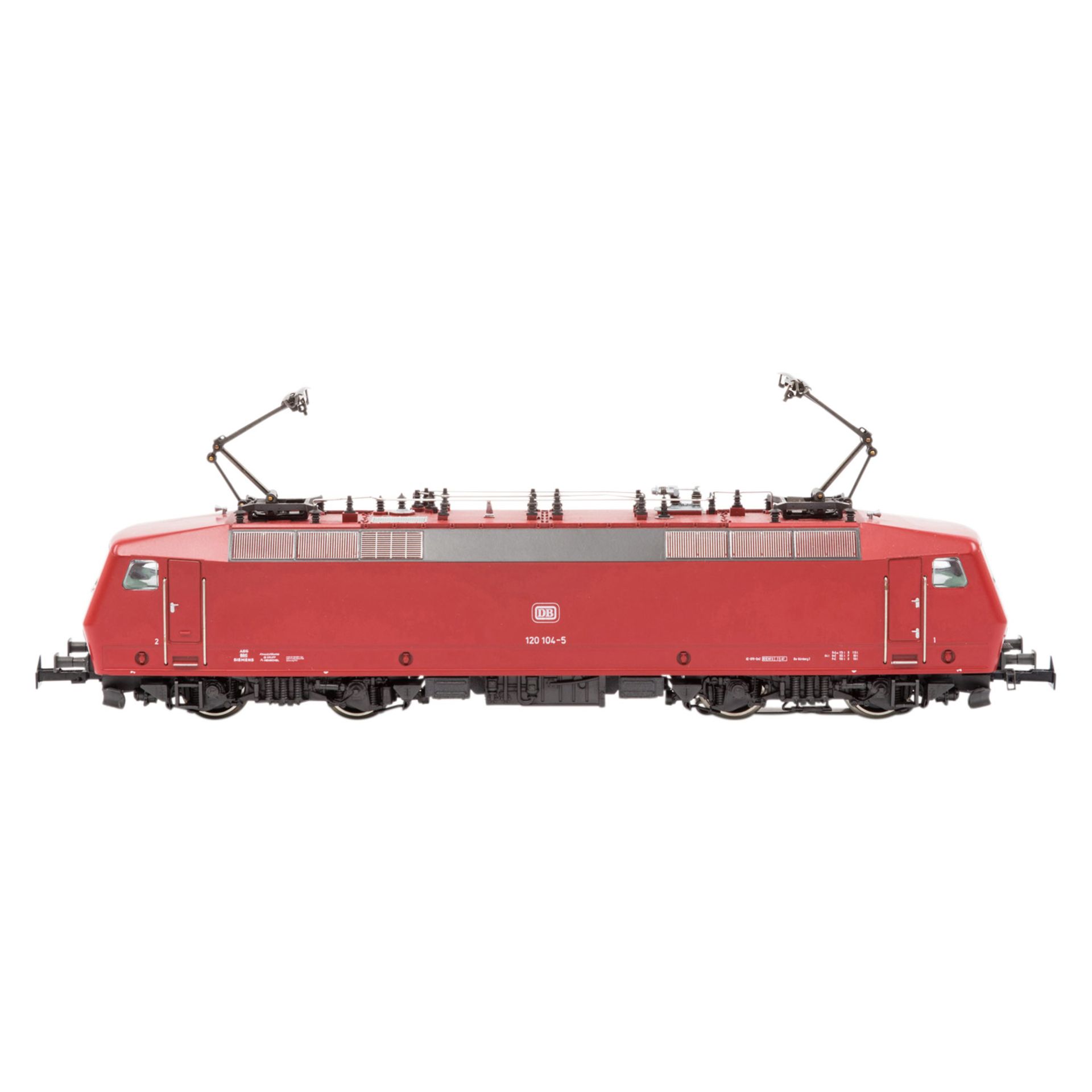 MÄRKLIN drei E-Loks 3054/3353/3357, Spur H0, Kunststoff-Gehäuse, bestehend aus 3054: beige/rot, BR - Bild 3 aus 6