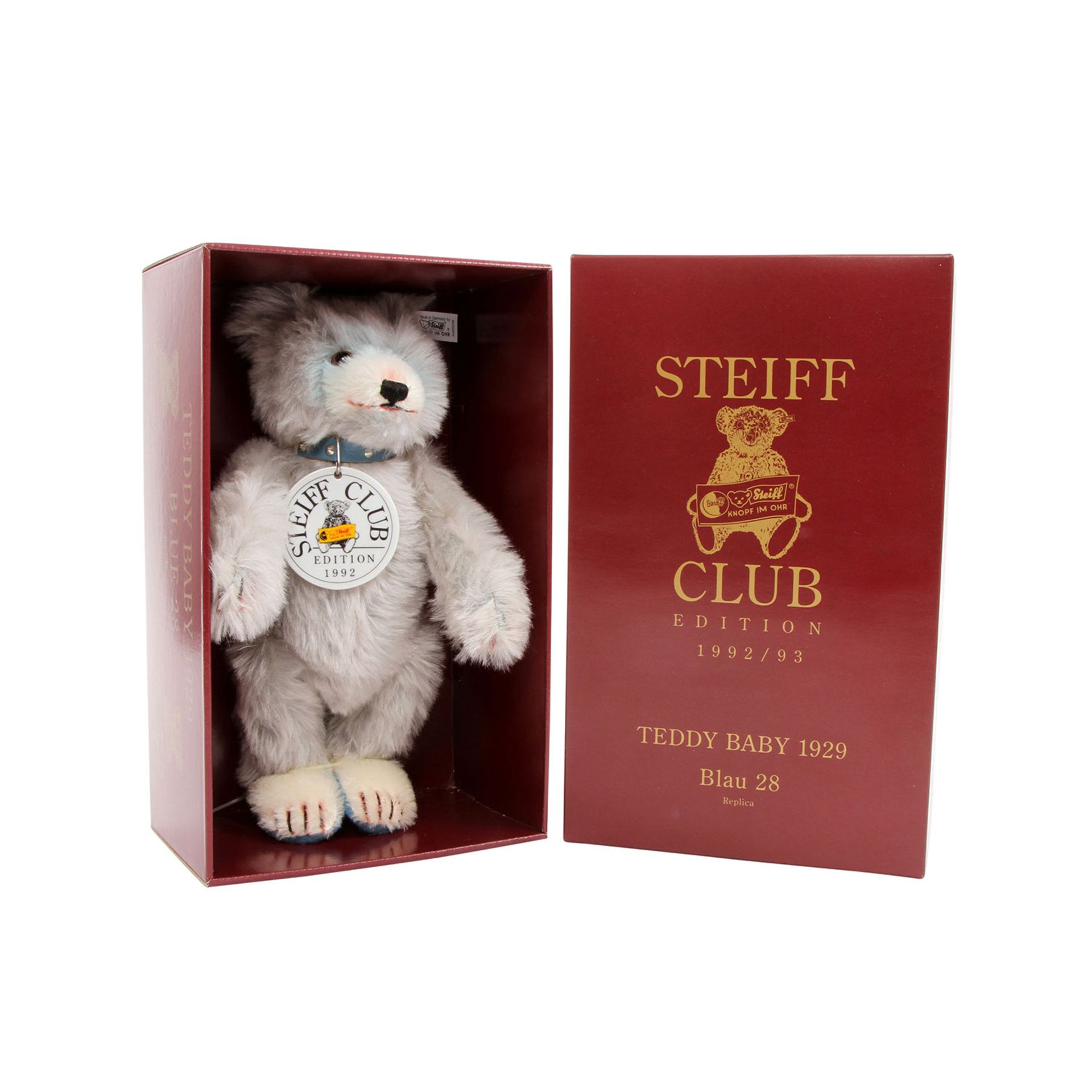 STEIFF Teddy Baby Nr. 420016, 1992, Steiff-Club-Edition, Replik v. 1929, limit. Aufl. von 7959 - Image 4 of 4