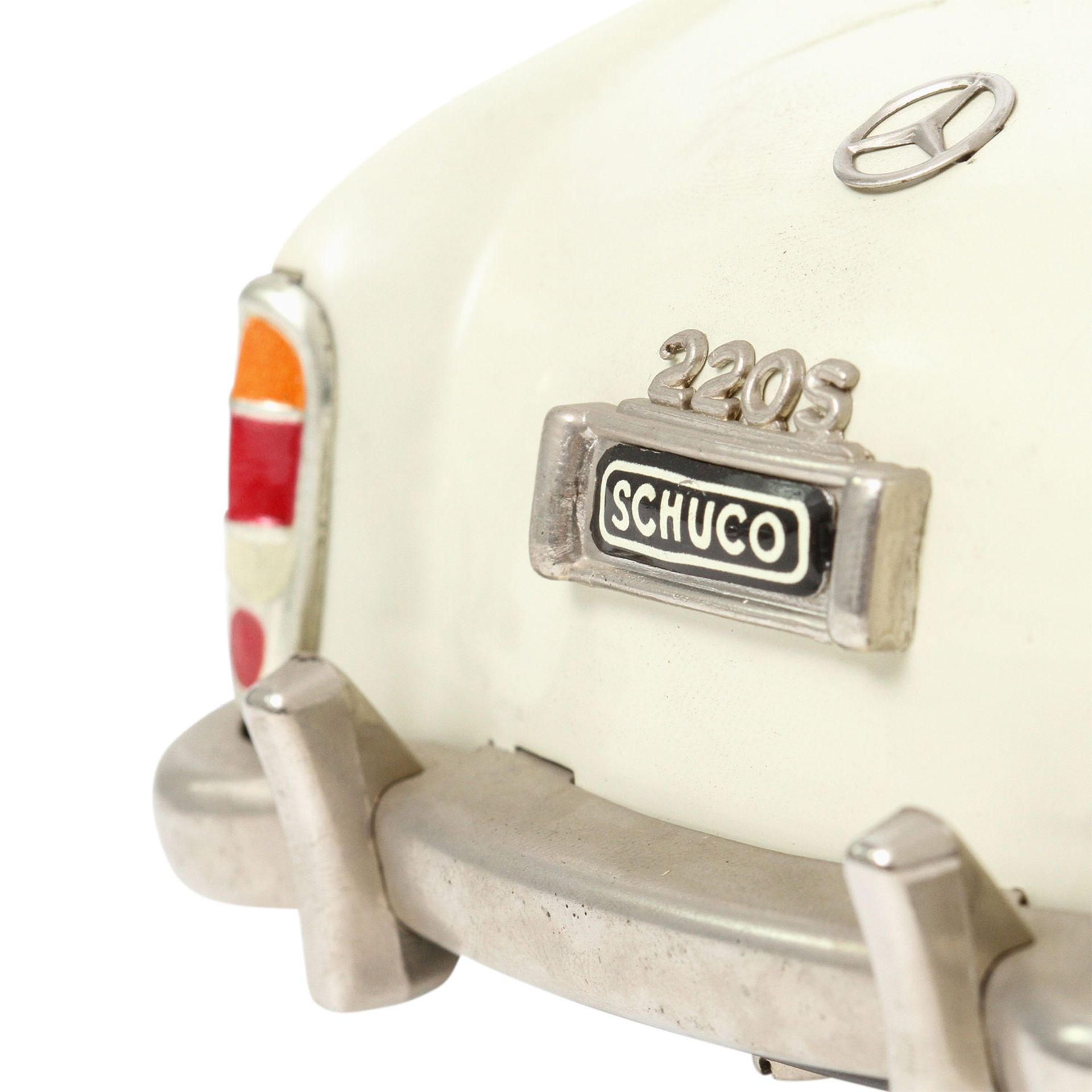 SCHUCO Elektro-Control-Car 5308, 1960er Jahre, weiß lack. Blechausführung m. Chrombeschlägen, - Bild 4 aus 18