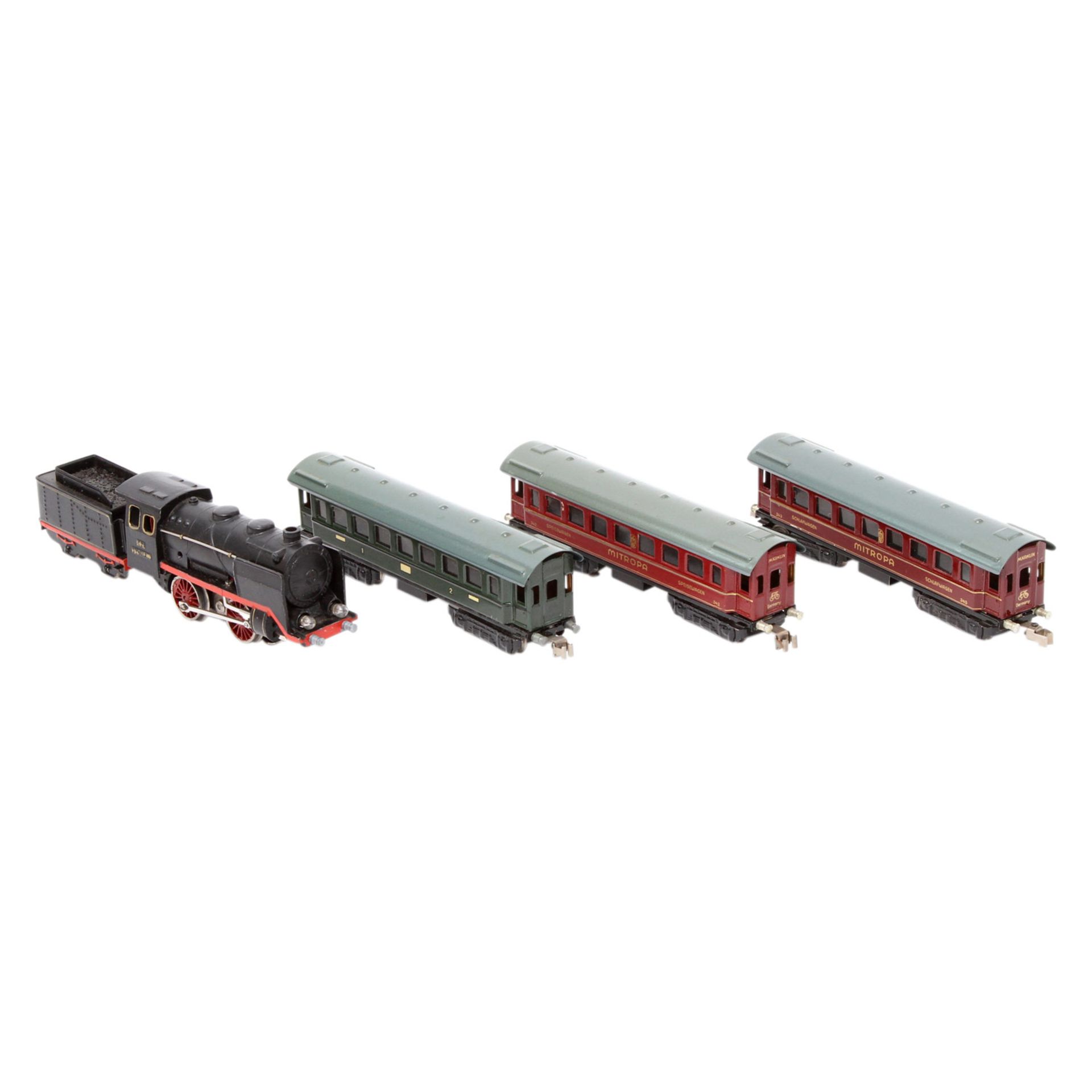 MÄRKLIN Zugpackung R 841, Spur 00, Guss, Blech, bestehend aus Schlepptenderlok R 800,