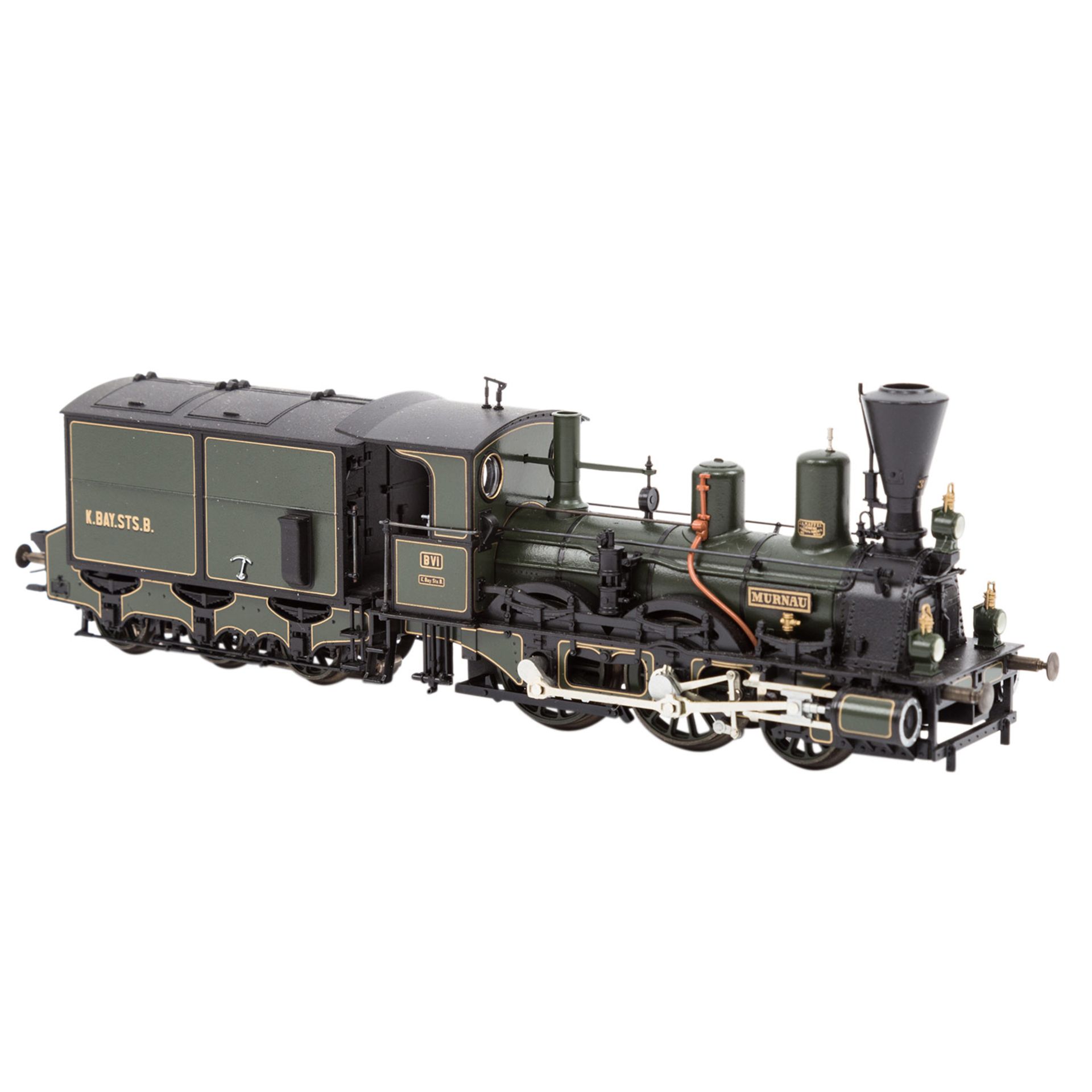 MÄRKLIN Schlepptenderlok 3497 mit Wagenset 4897, Spur H0, bestehend aus 3497: Guss-Gehäuse, - Bild 2 aus 4