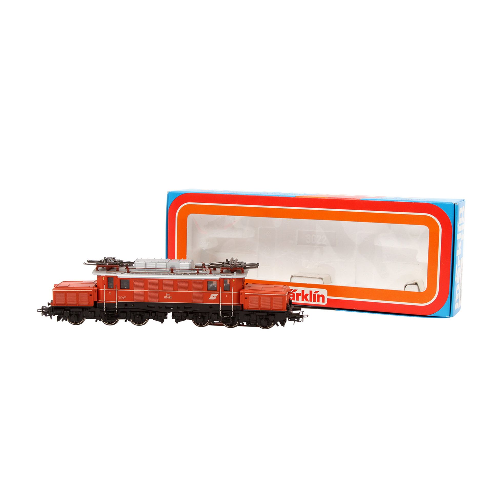 MÄRKLIN E-Lok 3159, Spur H0, Guss-Gehäuse, orange, BR 1020 der ÖBB, BN 1020.02. Im Originalkarton m. - Bild 8 aus 8