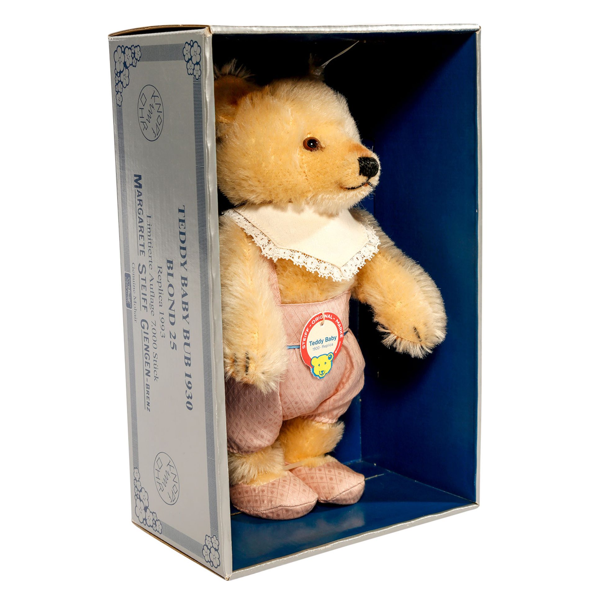 STEIFF Teddy Baby Maid und Teddy Baby Bub Nr. 407512/407529, 1993, Replik v. 1930, limit. Aufl. - Bild 4 aus 9