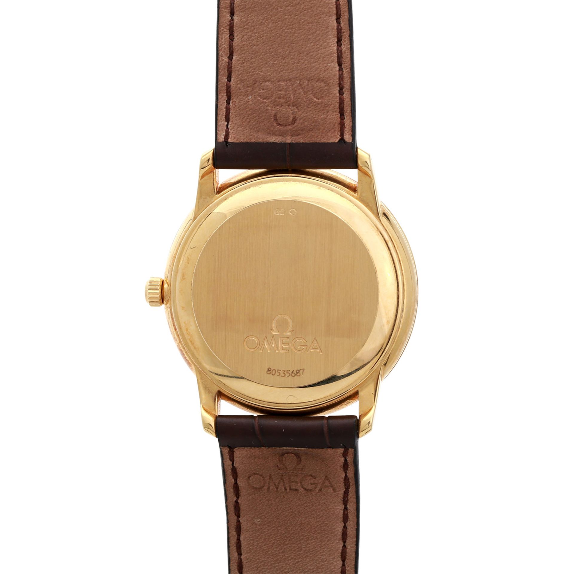 OMEGA De Ville "Dresswatch" Armbanduhr, Ref. 168.1050, ca. 1990/2000er Jahre. Gold 18K. Automatic- - Bild 2 aus 4