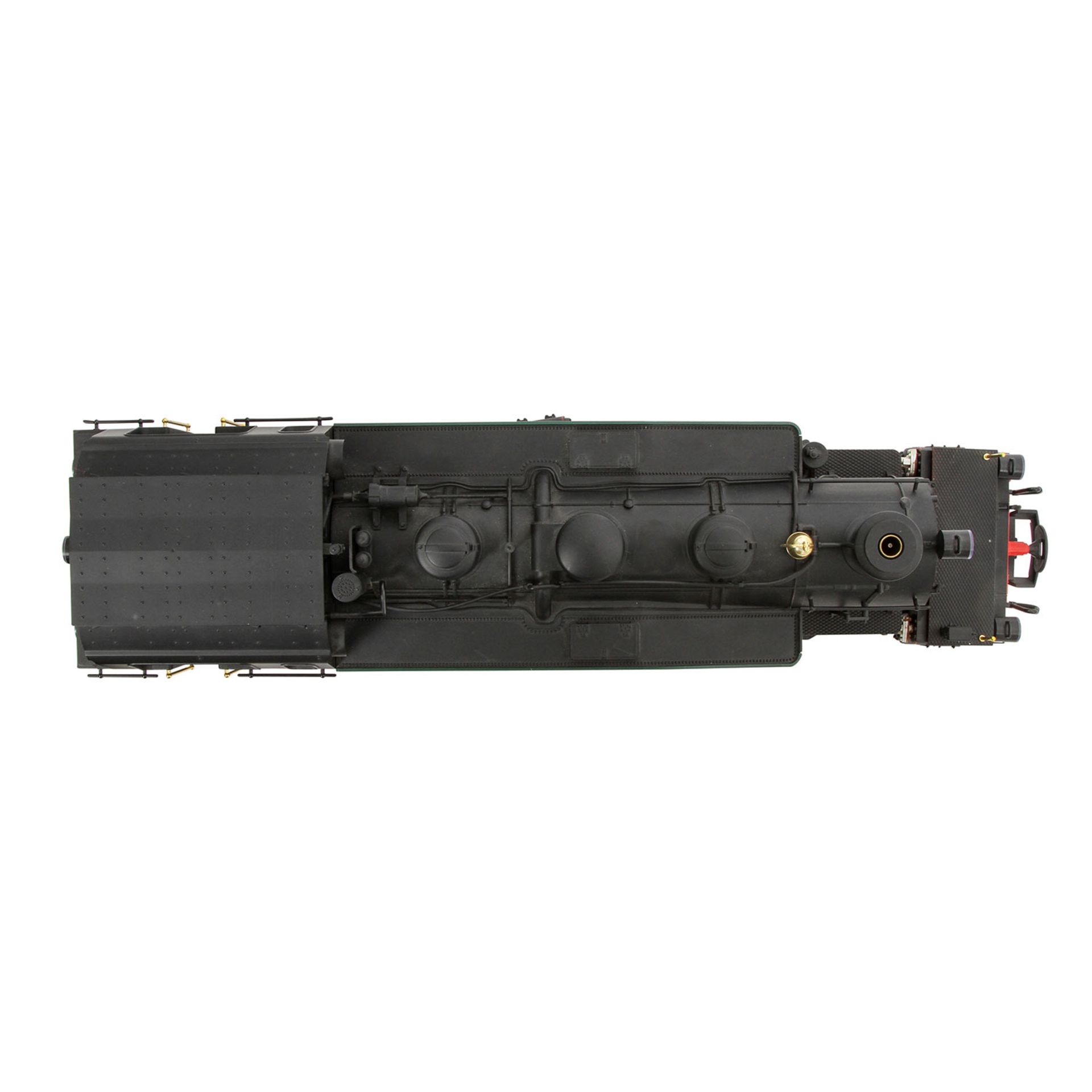 LGB Mallet-Tenderlok 2085 D, Spur G, grün/schwarz, BN 104, SEG, Dampfgenerator. Im Originalkarton, - Image 6 of 8