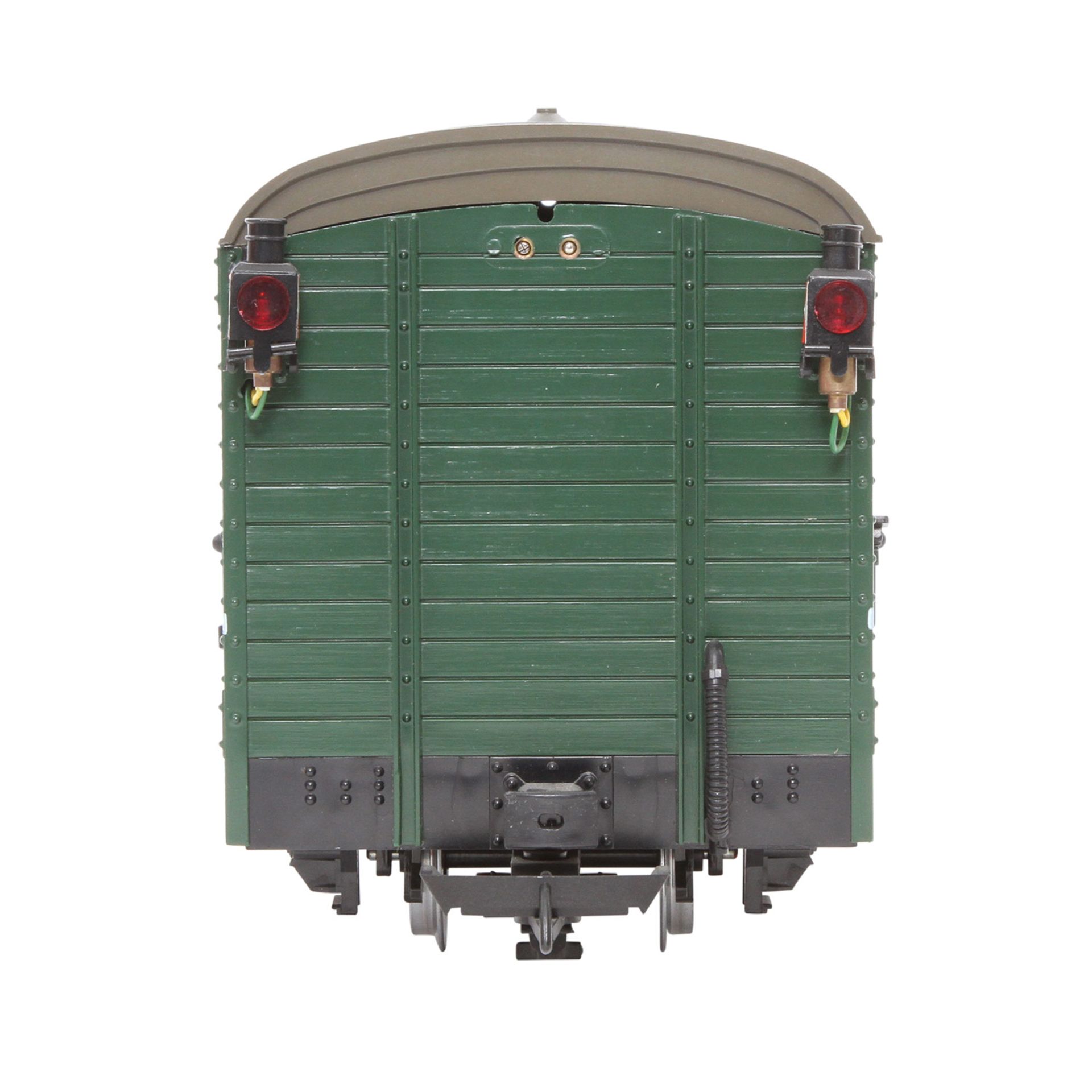 LGB Post-/Gepäckwagen 3019, Spur G, grün, 2-achsig, 2 Schlusslichter, 2 Schiebtüren zum Öffnen, - Image 4 of 8
