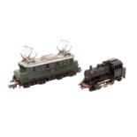 MÄRKLIN Tenderlok CM 800 und E-Lok SET 800, Spur H0, bestehend aus CM 800: Kunststoff, schwarz, BR