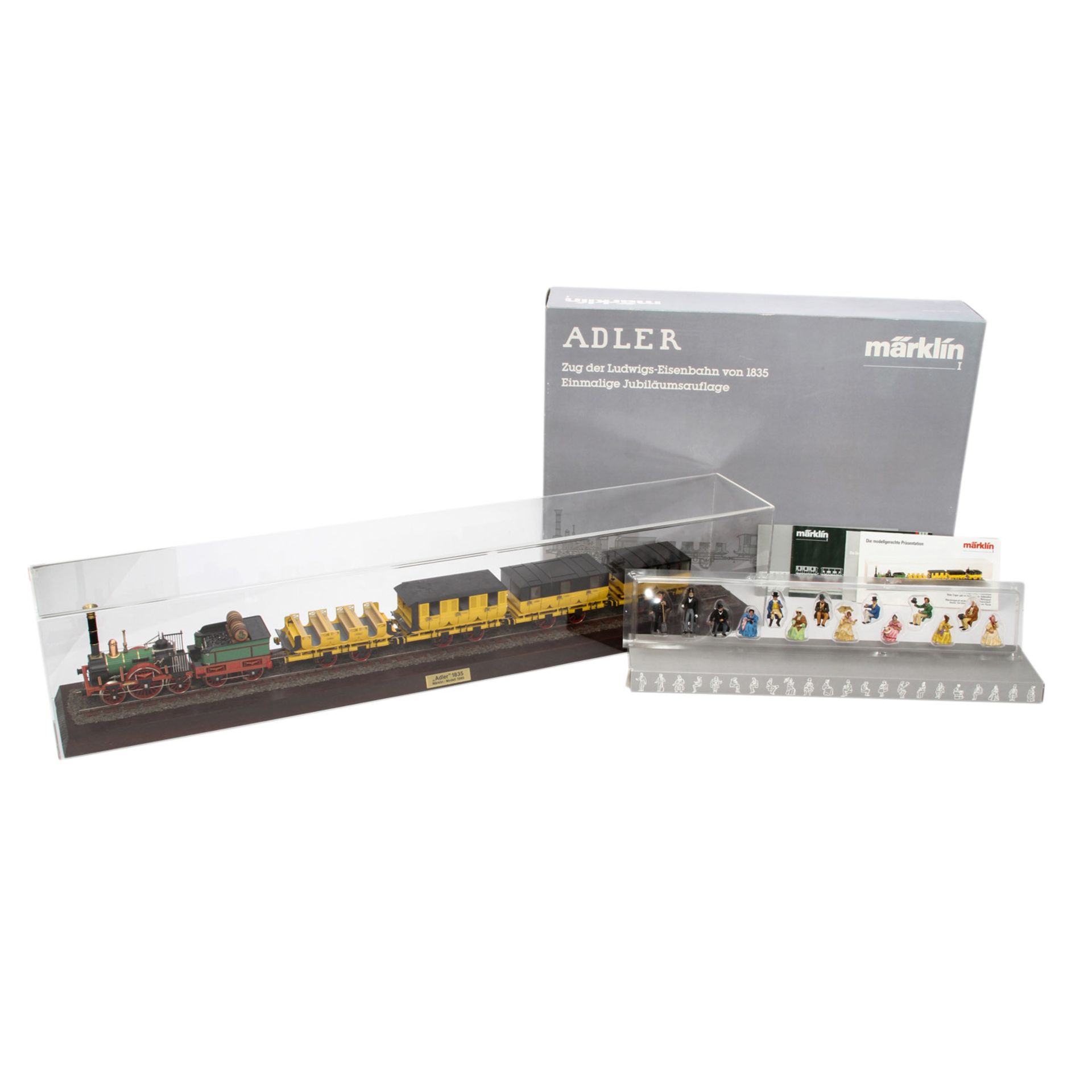 MÄRKLIN „Adler“, Spur 1, 1985, Sonderserie zum Jubiläum „150 Jahre Deutsche Eisenbahnen“, limit. auf