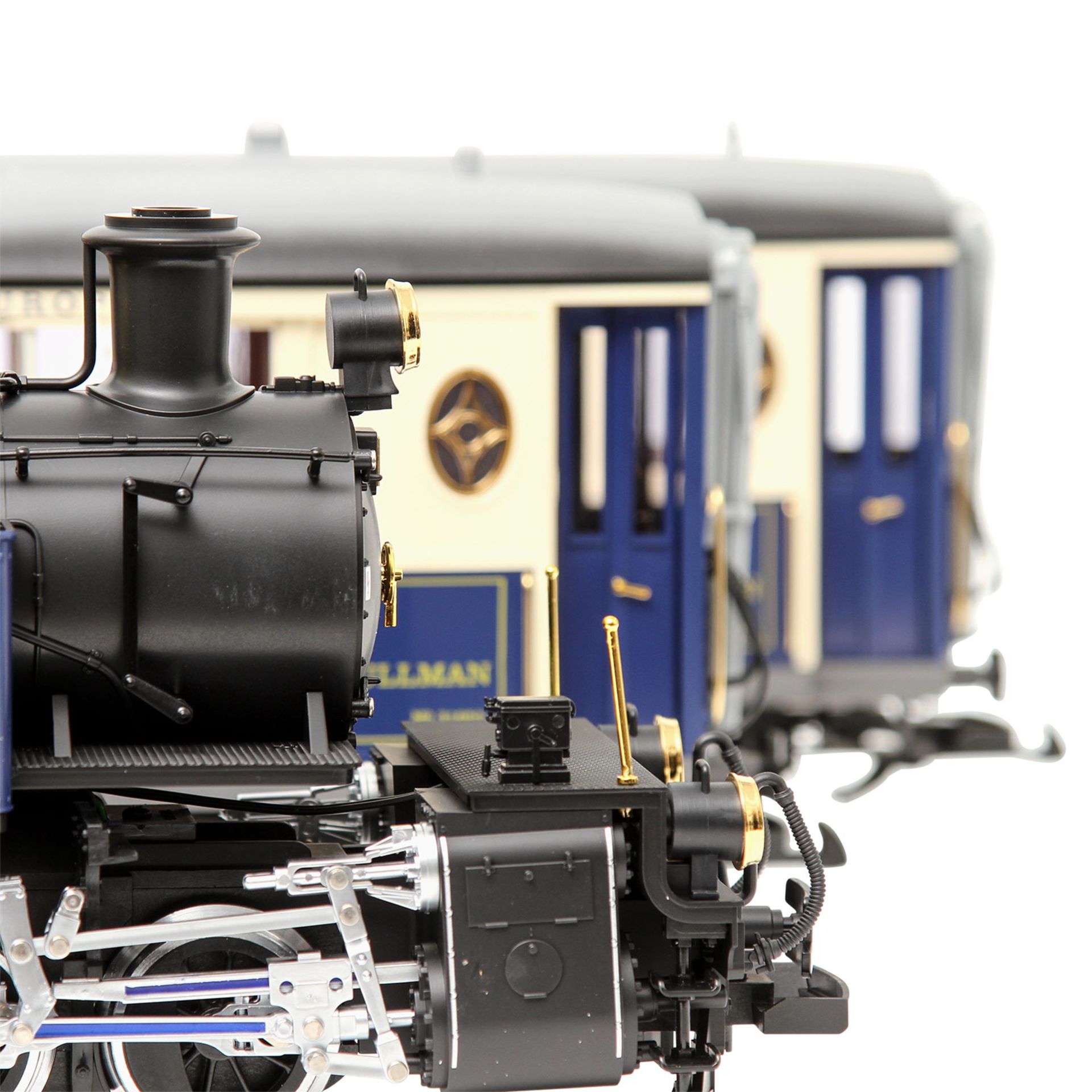 LGB Personenzug "Orient-Express" 70685, Spur G, limit. Auflage, blau/beige, bestehend aus Mallet- - Image 6 of 17