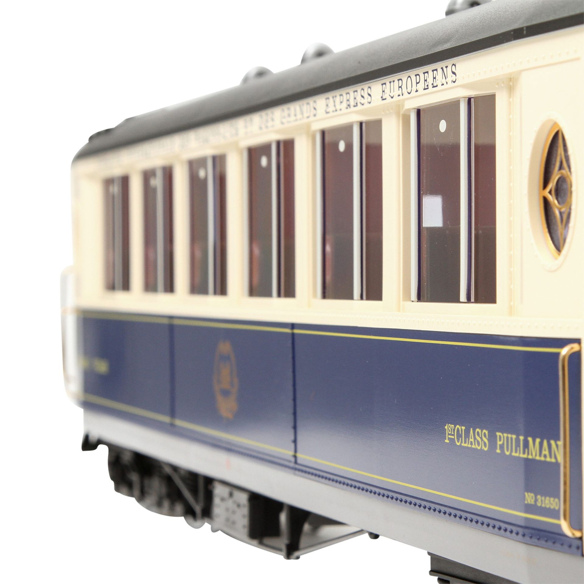 LGB Personenzug "Orient-Express" 70685, Spur G, limit. Auflage, blau/beige, bestehend aus Mallet- - Image 7 of 17