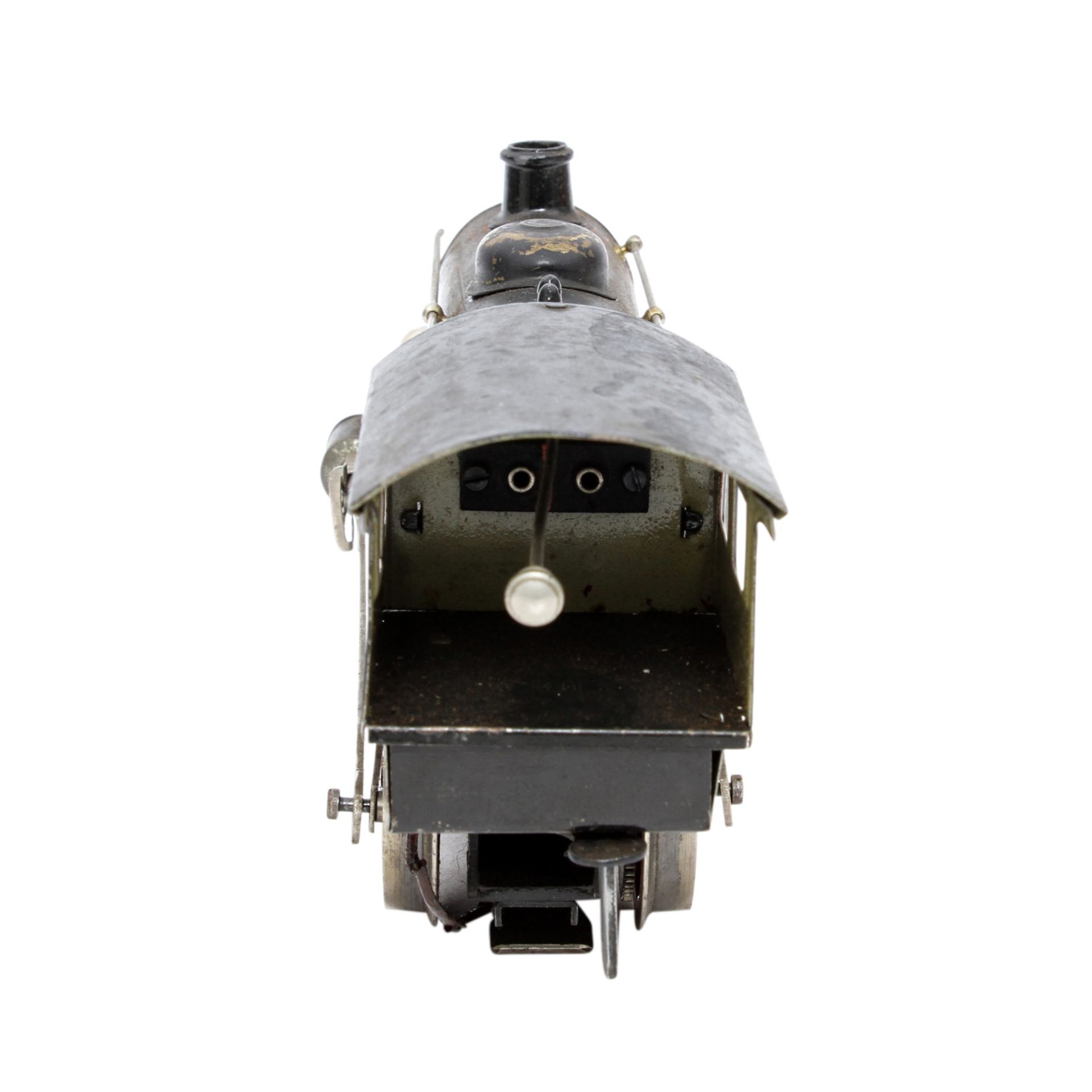 MÄRKLIN 20 Volt-Dampflok E 65/13041, Spur 1, 1926-1931, schwarz lithogr., vor- u. rückwärtsfahrend - Image 3 of 10