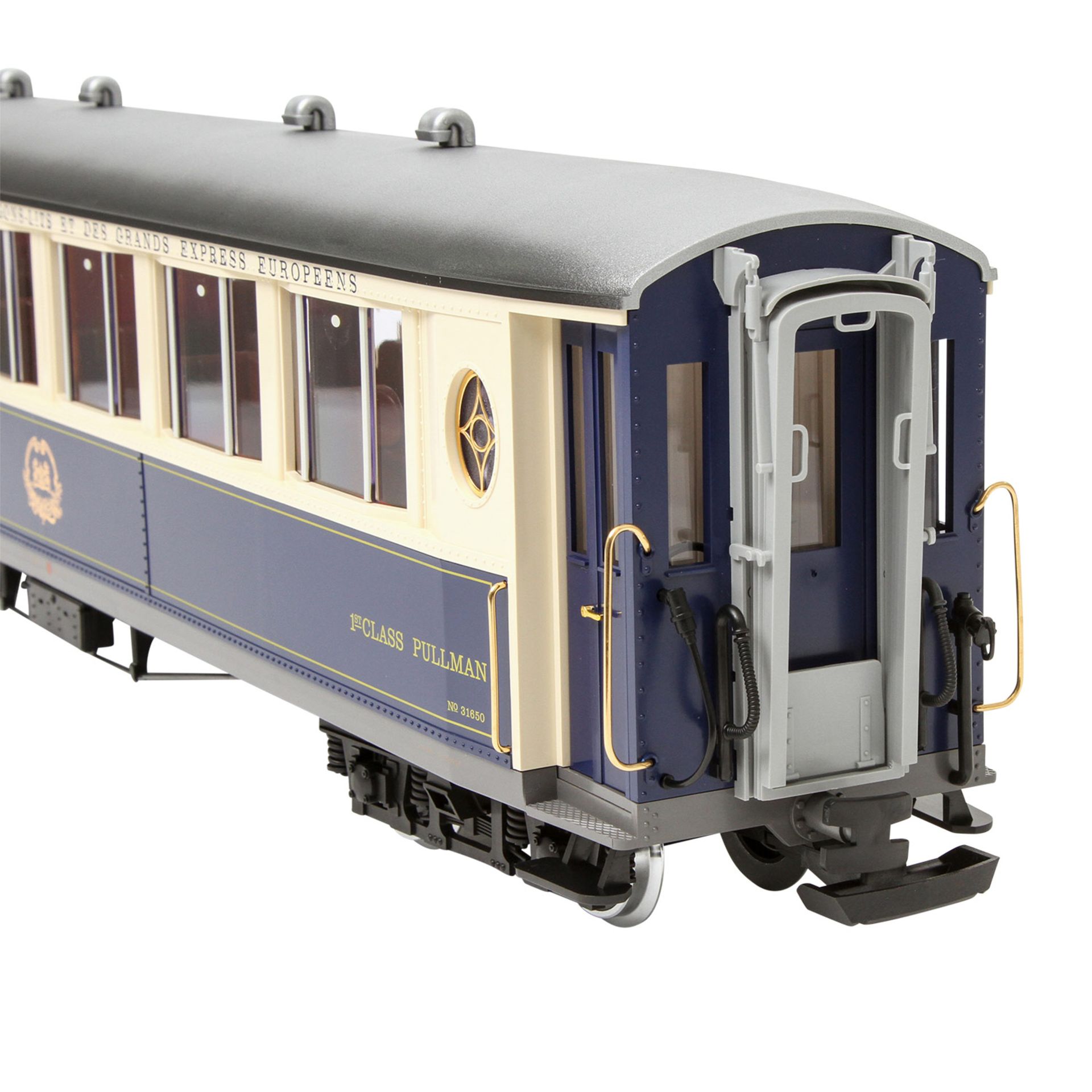 LGB Personenzug "Orient-Express" 70685, Spur G, limit. Auflage, blau/beige, bestehend aus Mallet- - Image 5 of 17