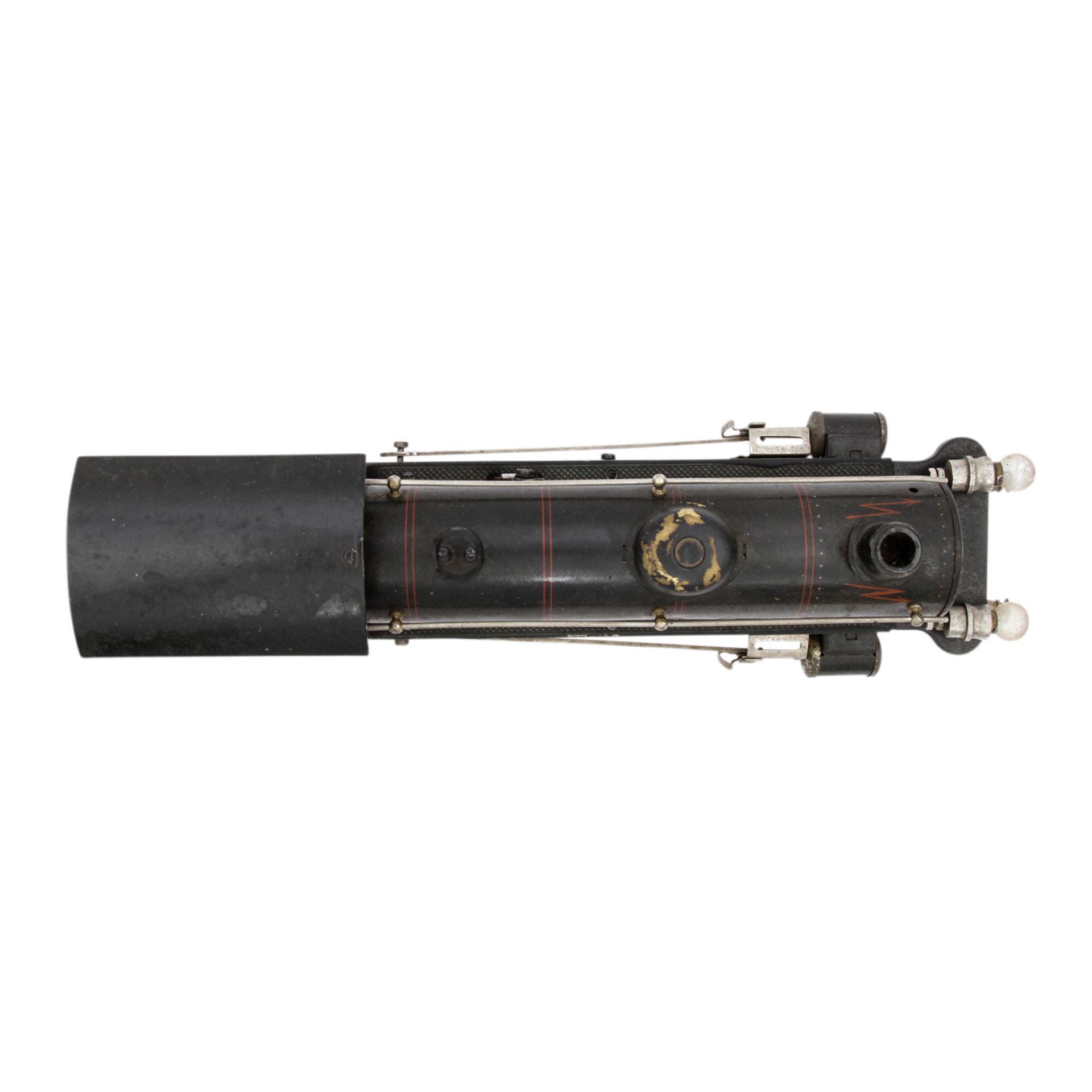 MÄRKLIN 20 Volt-Dampflok E 65/13041, Spur 1, 1926-1931, schwarz lithogr., vor- u. rückwärtsfahrend - Image 6 of 10