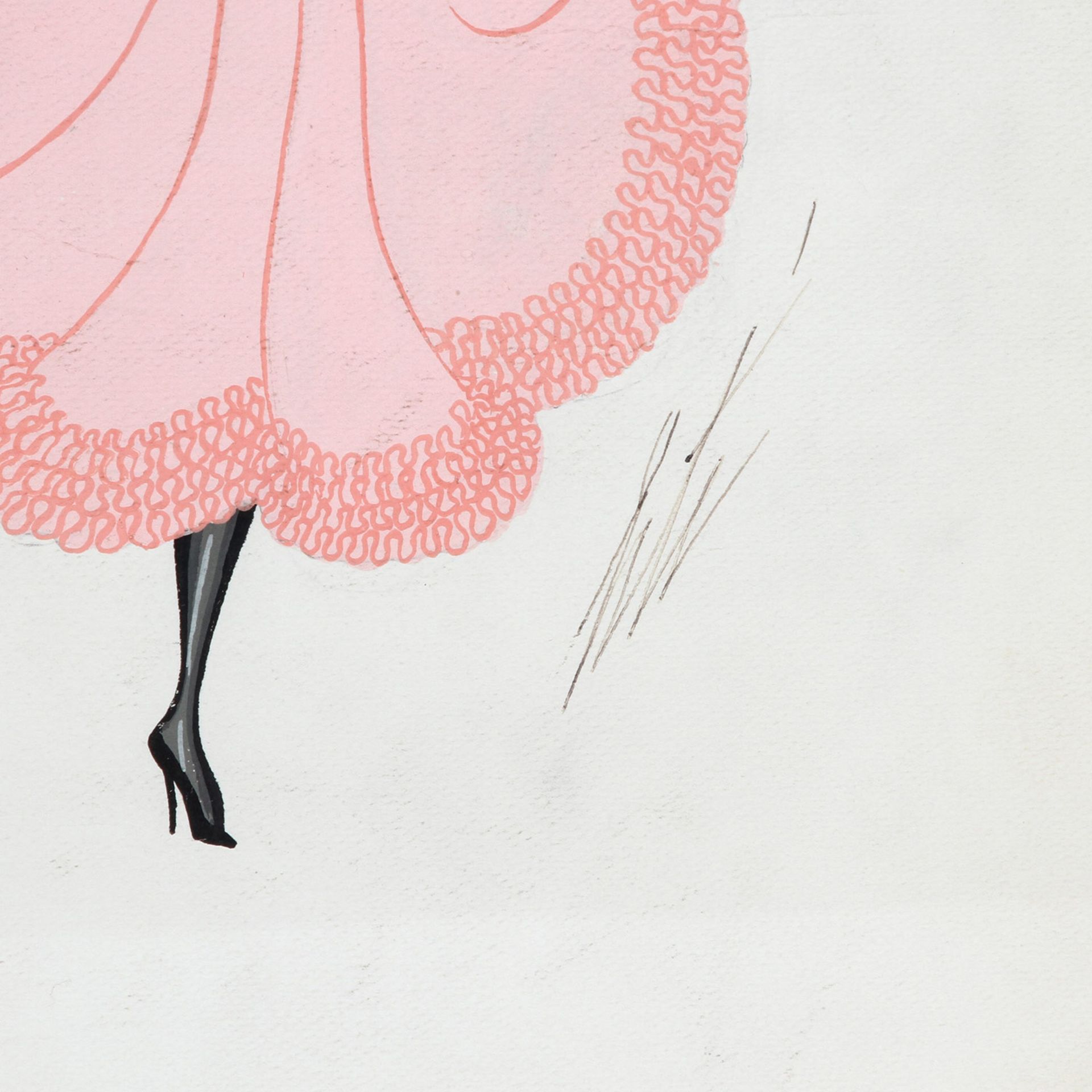 ERTÉ (d.i. Romain de Tirtoff; Petersburg 1892-1990 Paris), 3 Kostümentwürfe für die Show "CanCan" - Image 5 of 7