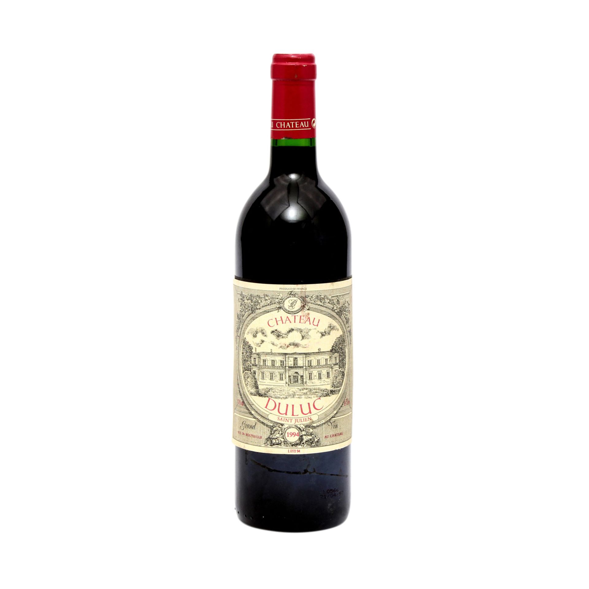 CHÂTEAU DULUC Saint Julien 1994Bordeaux, Frankreich, Rebsorte: Cuvée, 13% Vol., 750 ml, Füllstand im