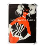 GRUAU, RENÉ, ATTR. (1909-2004), Werbeplakat "Les Doriss Girls", Ende 1950er Jahre,Serigraphie, u.re.