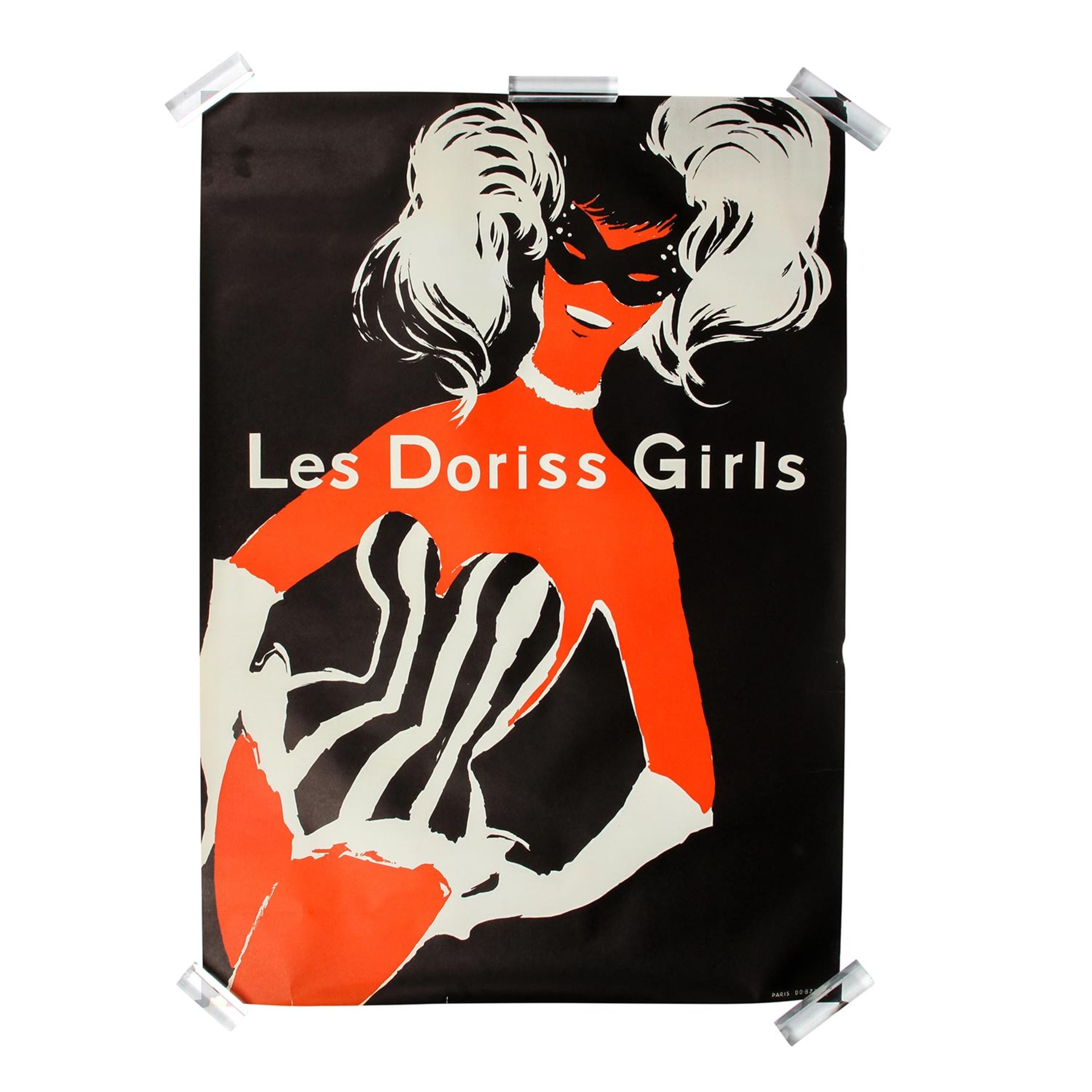 GRUAU, RENÉ, ATTR. (1909-2004), Werbeplakat "Les Doriss Girls", Ende 1950er Jahre,Serigraphie, u.re.