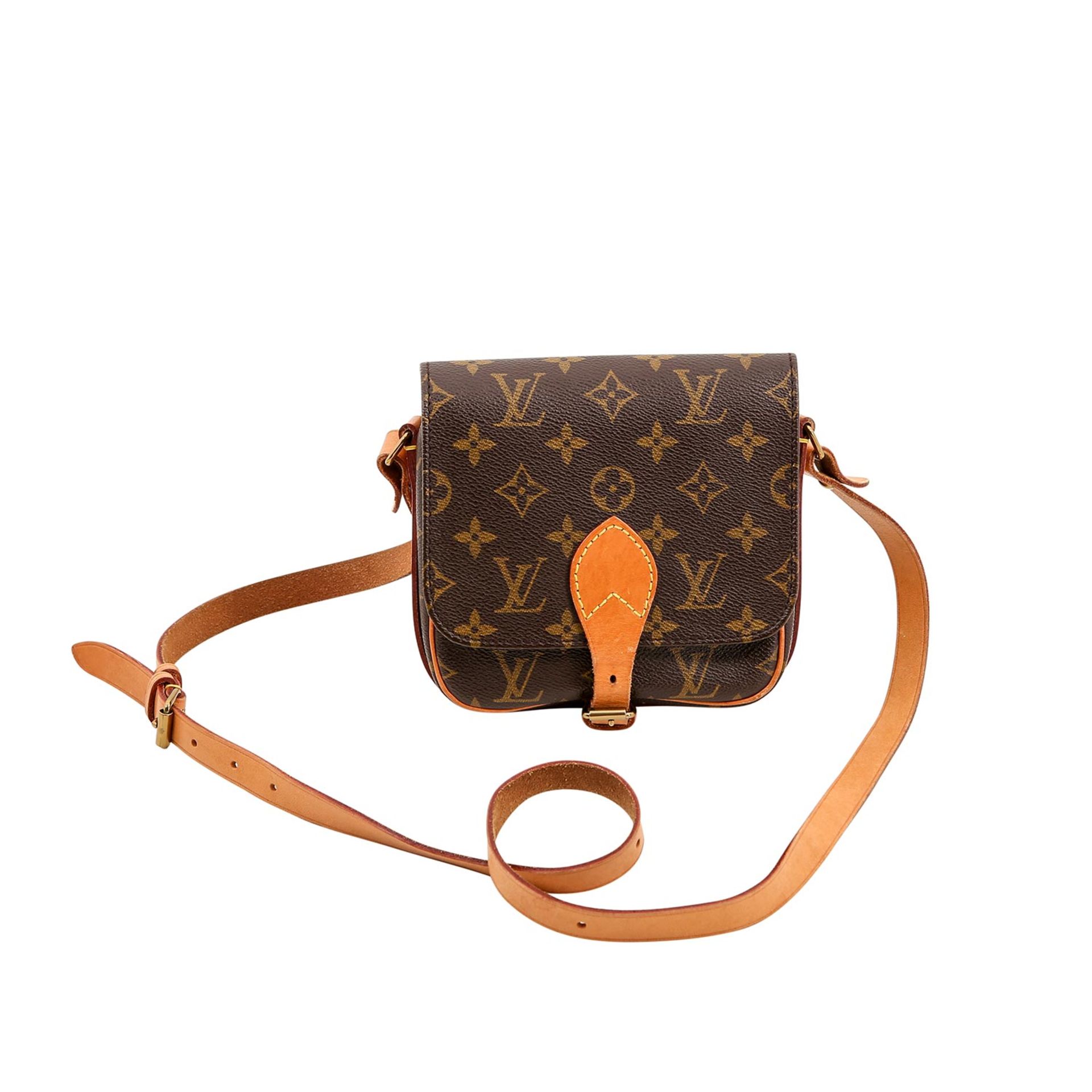 LOUIS VUITTON VINTAGE Umhängetasche "CARTOUCHIERE PM", Koll. 1981.Letzter LP. ca.: 600,-€.