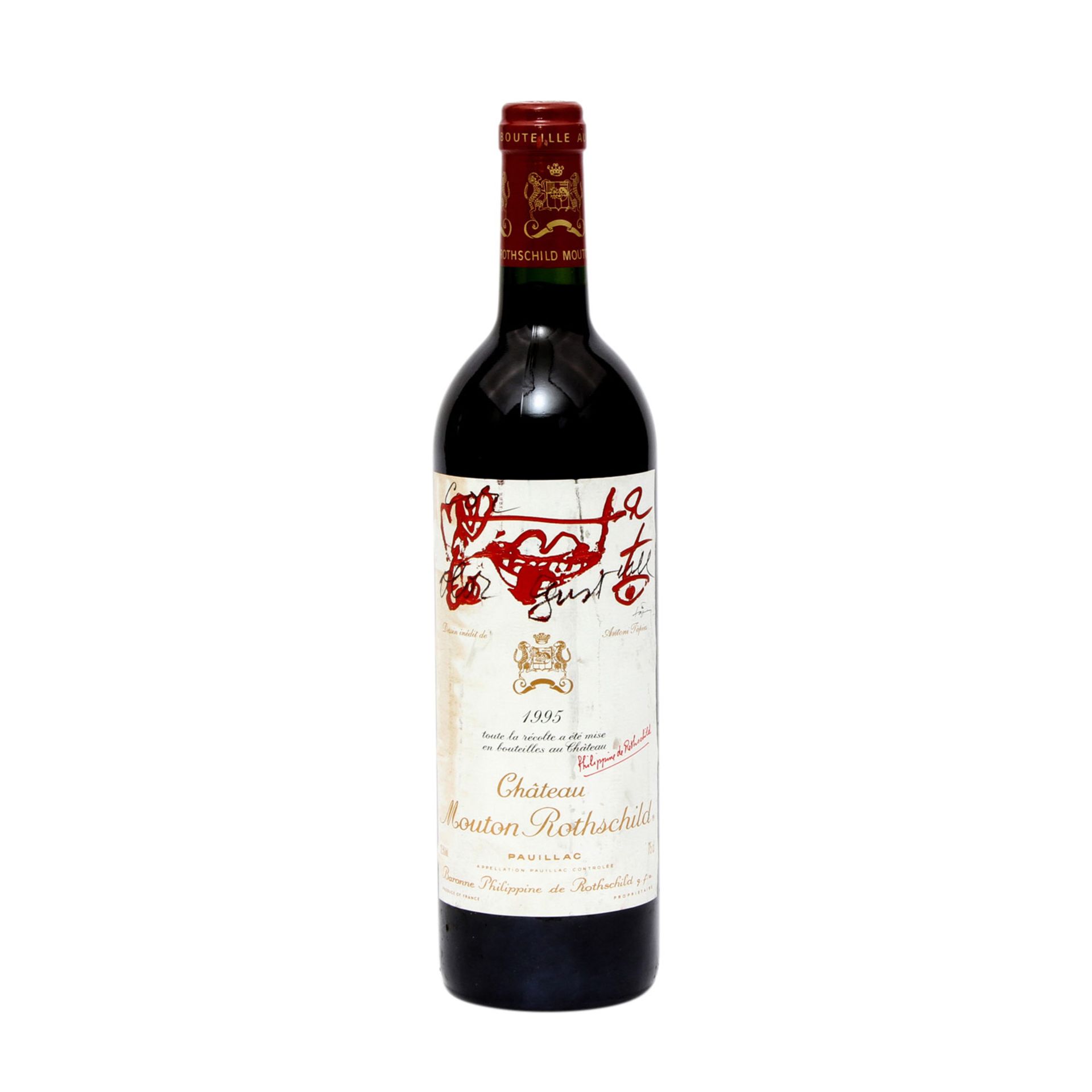 CHÂTEAU MOUTON ROTHSCHILD, Pauillac 1995Bordeaux, Frankreich, Rebsorte: Bordeaux, 12,5% Vol., 750