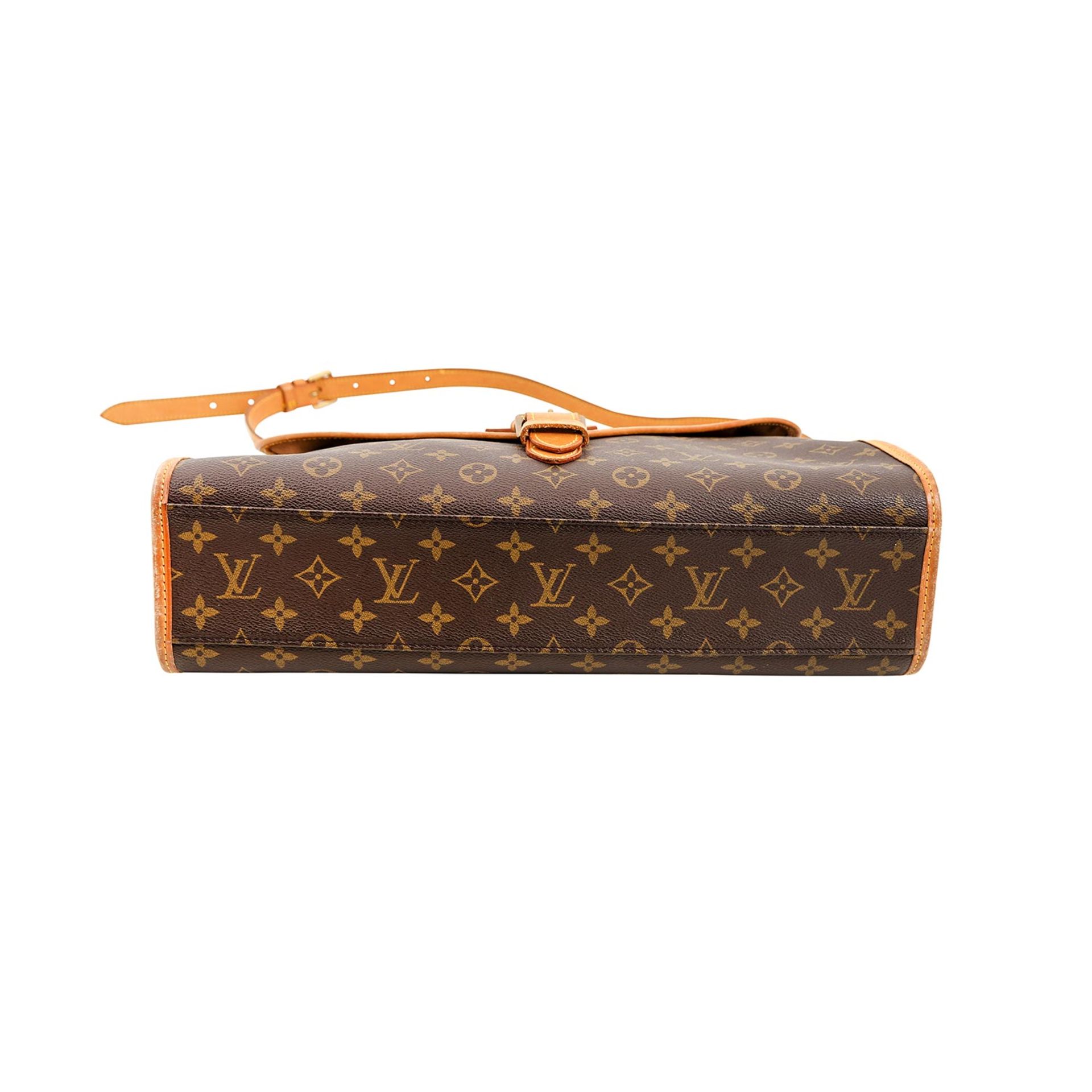 LOUIS VUITTON VINTAGE Business Bag "BEL AIR GM", Koll. 1992.Letzter LP. ca.: 1.500,-€. Monogram - Image 5 of 6