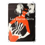GRUAU, RENÈ, ATTR. (1909-2004), Werbeplakat "LES DORISS GIRLS", Ende 1950er Jahre,Serigraphie, u.re.