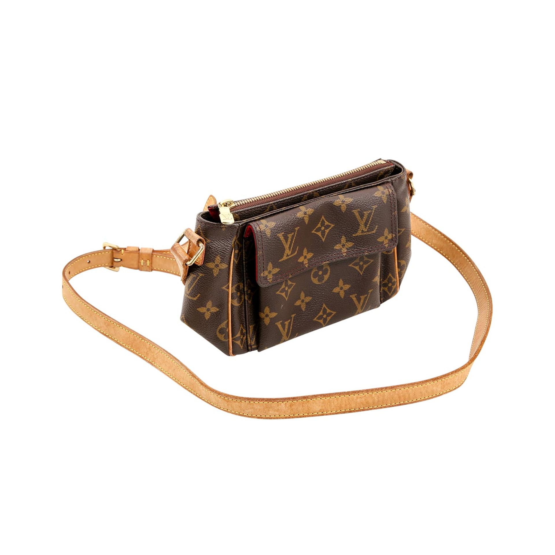 LOUIS VUITTON Umhängetasche "VIVA CITÉ PM", Koll. 2006.Letzter LP. ca.: 650,-€. Monogram Canvas - Image 2 of 6