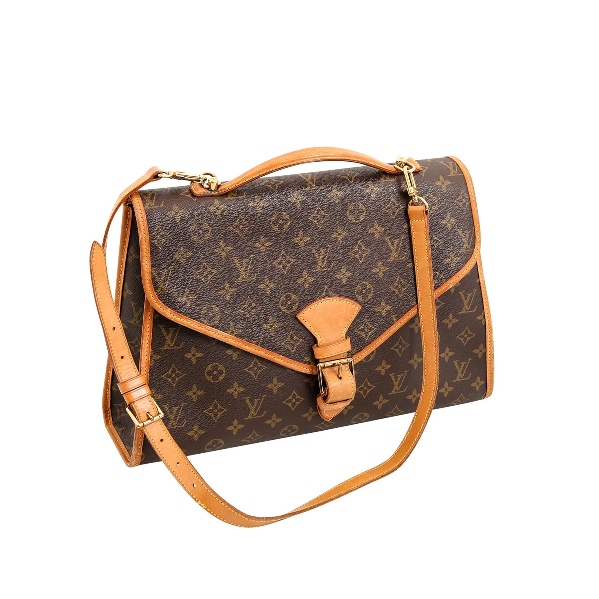 LOUIS VUITTON VINTAGE Business Bag "BEL AIR GM", Koll. 1992.Letzter LP. ca.: 1.500,-€. Monogram - Image 2 of 6