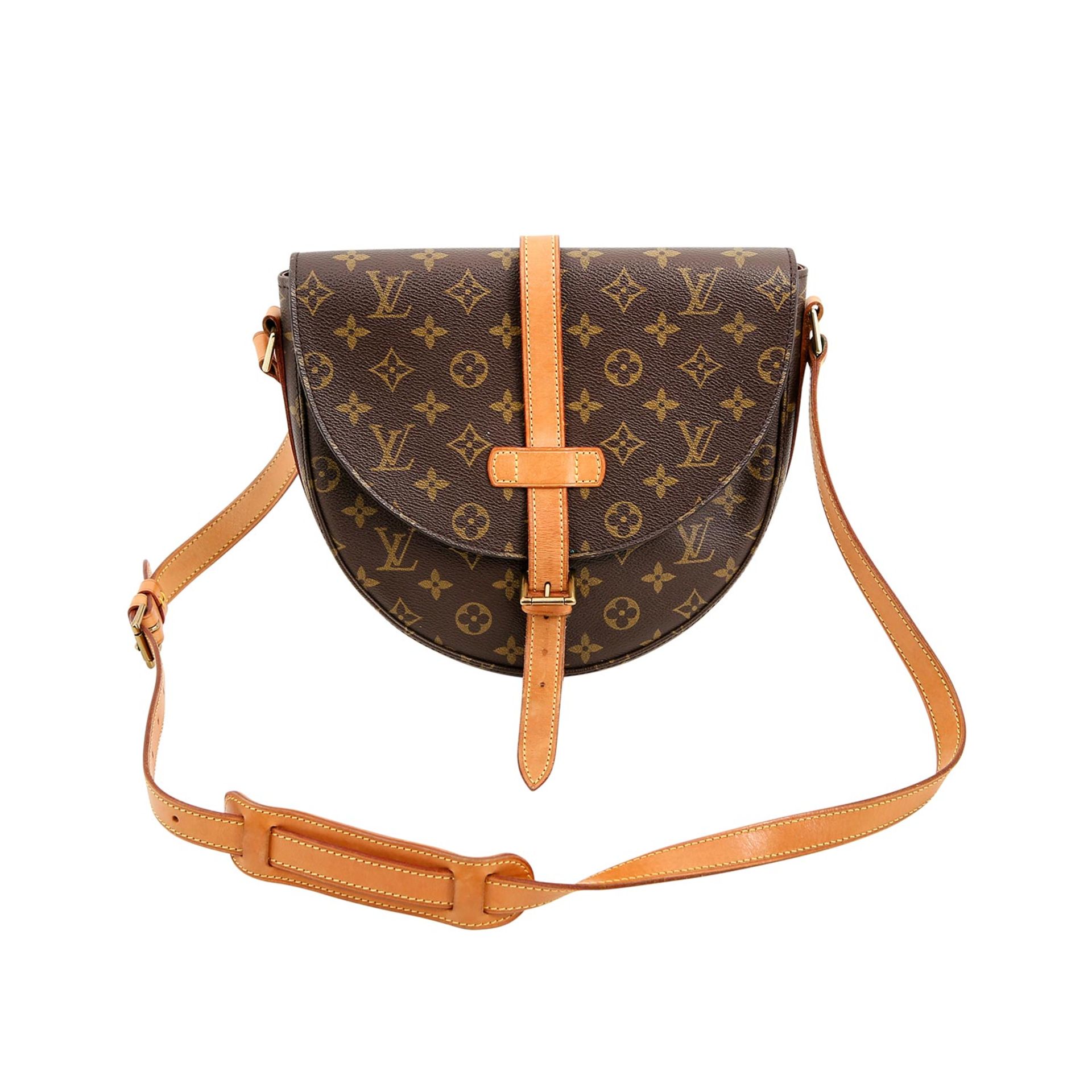 LOUIS VUITTON VINTAGE Umhängetasche "CHANTILLY MM", Koll. 1992.Aktuelles Modell im NP.: 1.680,-€.