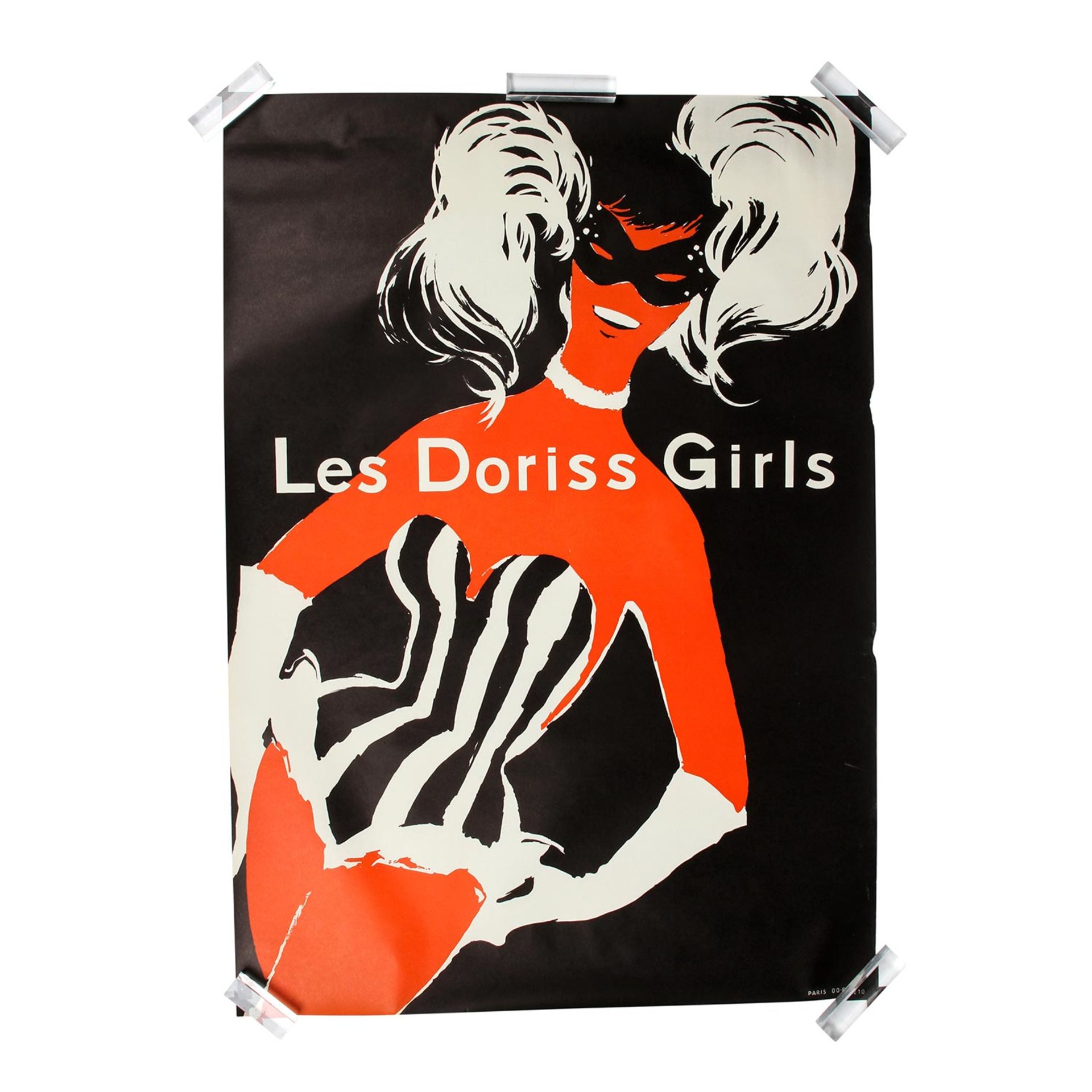 GRUAU, RENÈ, ATTR. (1909-2004), Werbeplakat "LES DORISS GIRLS", Ende 1950er Jahre,Serigraphie, u.re.