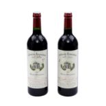 2 Flaschen CHÂTEAU LANESSAN Haut-Medoc 1995Bordeaux, Frankreich, Rebsorte: Bordeaux, 12% Vol., 750