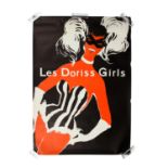 GRUAU, RENÈ, ATTR. (1909-2004), Werbeplakat "LES DORISS GIRLS", Ende 1950er Jahre,Serigraphie, u.re.