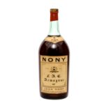 NONY ARMAGNAC WeinbrandArmagnac, Frankreich, 40% Vol., 2500 ml, Füllstand unterhalb des