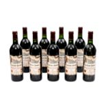 9 Flaschen CHÂTEAU PONTET Saint-Emilion Grand Cru 1994Bordeaux, Frankreich, Rebsorte: Bordeaux, 12,