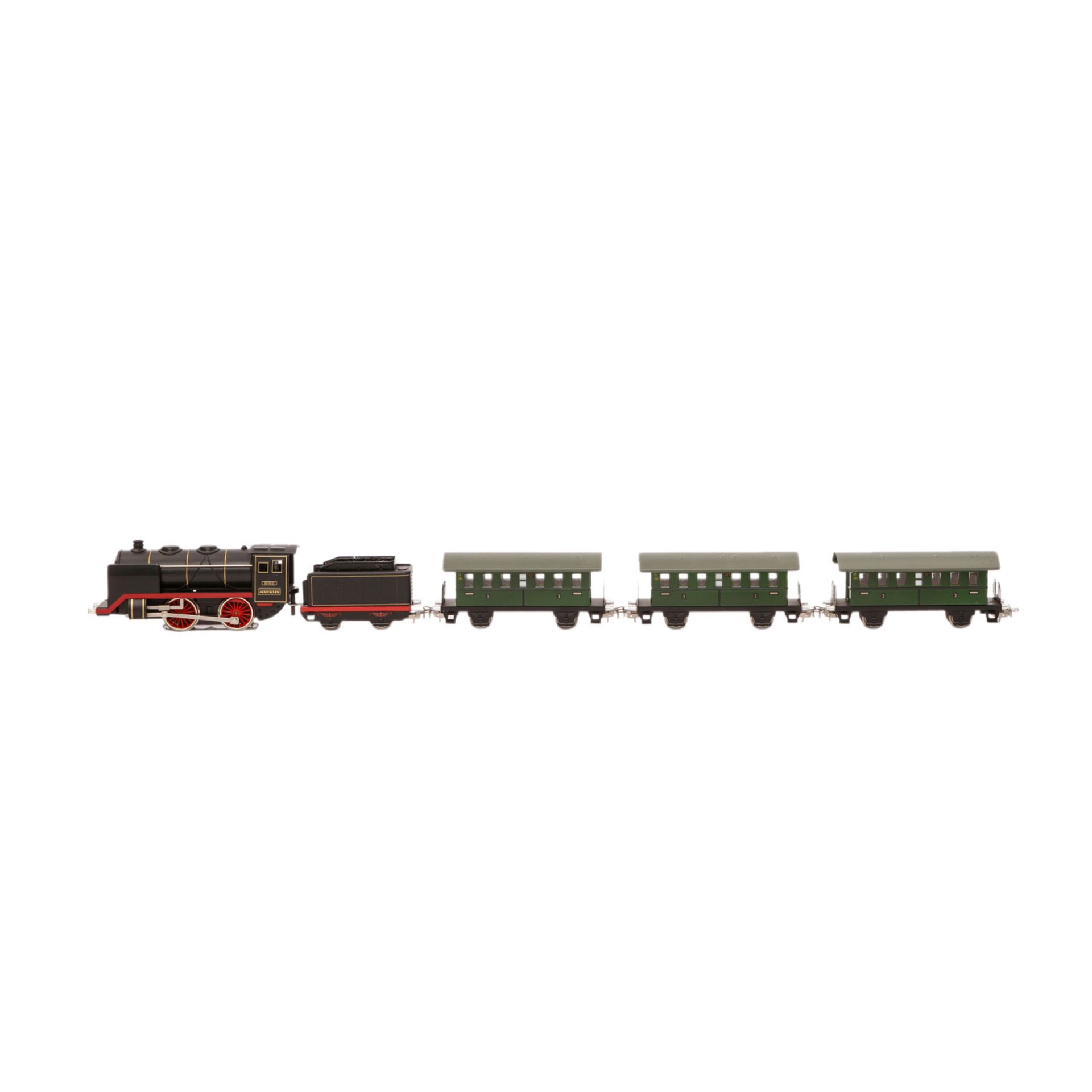 MÄRKLIN Jubiläumszugpackung 0050, Spur H0,zum 50-jährigen Jubiläum v. Märklin H0, bestehend aus E- - Image 2 of 14