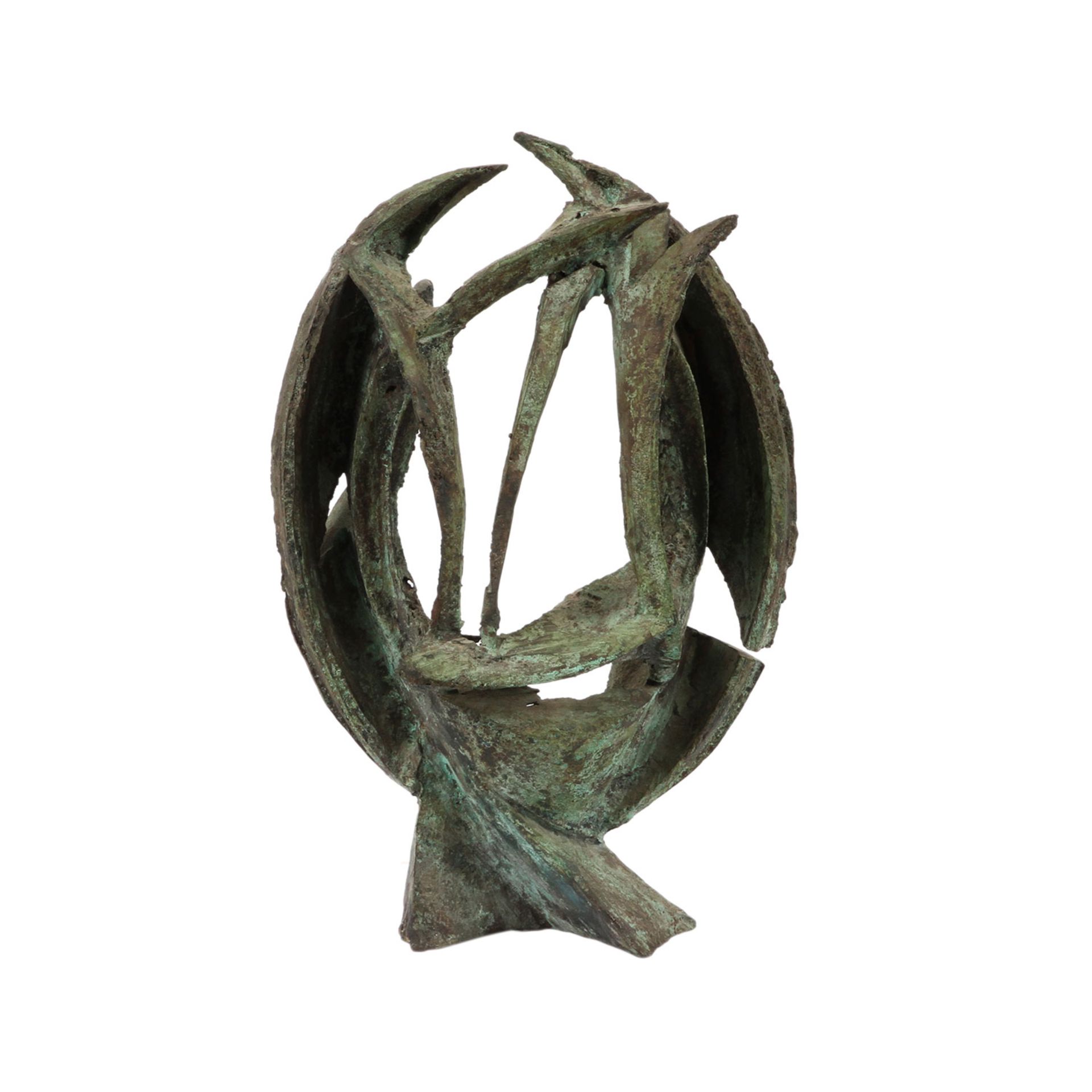 CHROMY, BRONISLAW (Leńcze 1925-2017 Kraków)Moderne, zeitgenössische Skulptur aus Bronze, unsigniert, - Image 5 of 5